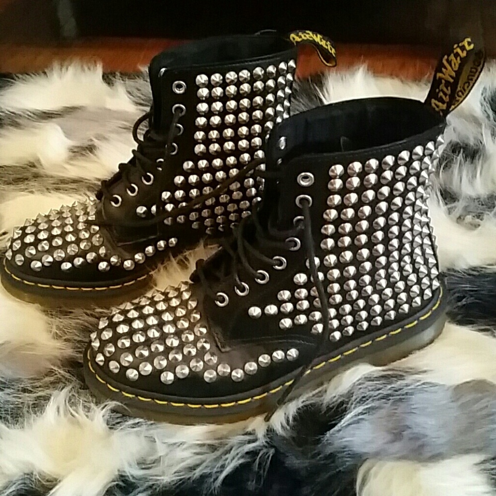 Dr. Marten Studded Boots